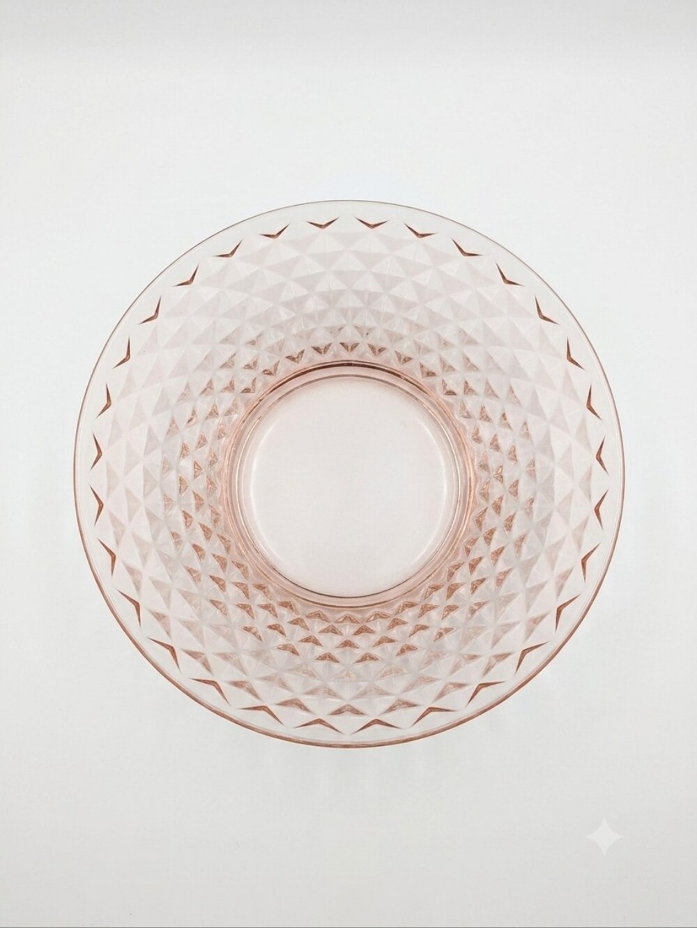 Anchor Hocking Miss America Blush Pink Depression Glass Bowl